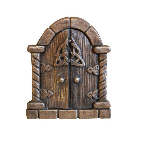Grand Fairy Door In Bronze