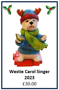 Westie Christmas Carol Singer 2023