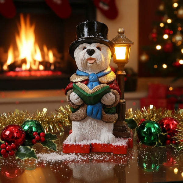 Westie Christmas Carol Singer 2021