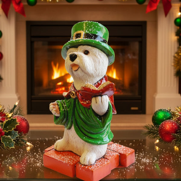 Westie Christmas Carol Singer 2022