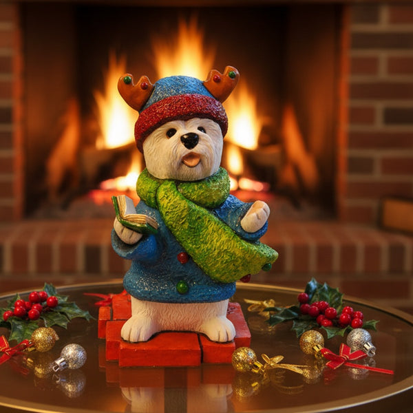 Westie Christmas Carol Singer 2023