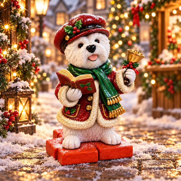Westie Christmas Carol Singer 2026