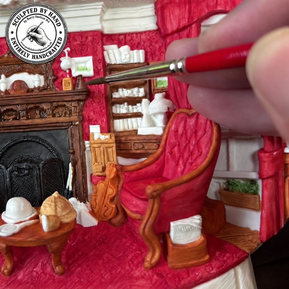 Sherlock Holmes Study Plaque | Handmade in England – Peakdale Sculptures