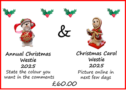 Christmas Annual Westie 2025 & Christmas Carol Westie Singer 2025