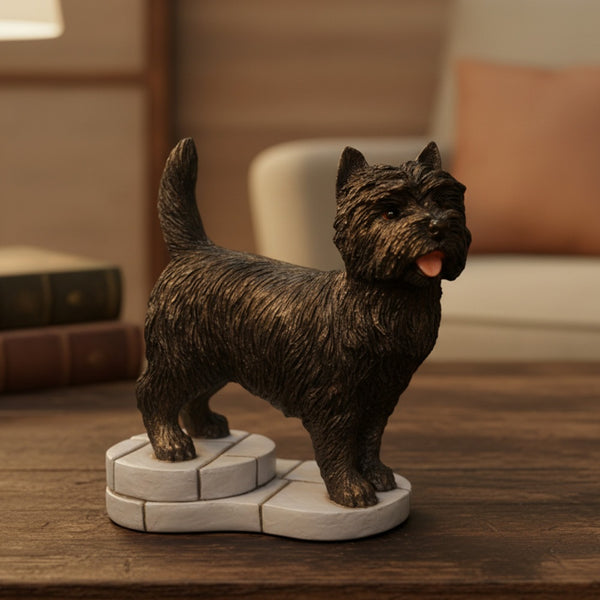 Black Cairn Terrier Figurine Gift