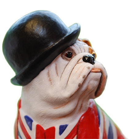 British Bulldog wearing Union Jack waistcoat