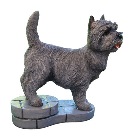 Grey Cairn Terrier Figurine by Peakdale Sculpture