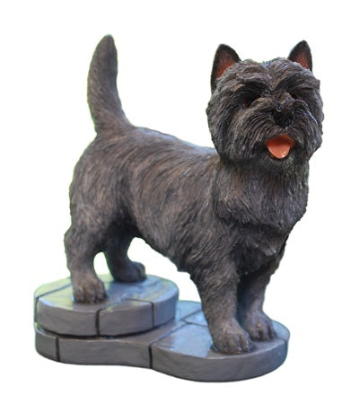 Grey Cairn Terrier Figurine by Peakdale Sculpture