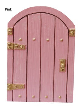 Enchanted Fairy Door - 3.5Inch Tall - Different Colours Available - Handmade, painted and glossed - In/Outdoor Use