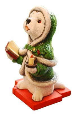 Christmas Carol Singer 2025 Green Coat