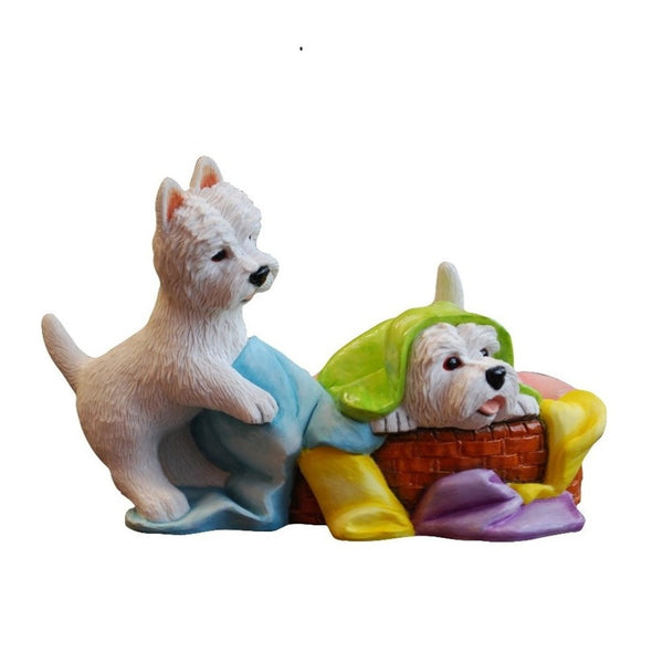 Hide and Seek Westies Figurine Gift