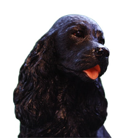 Cocker Spaniel Dog Black Figurine Gift