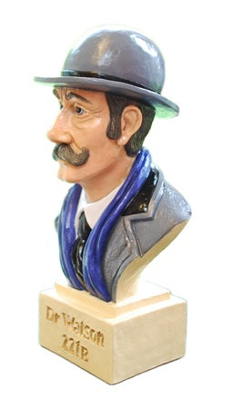Dr Watson Hand Painted Bust Figurine By Peakdale Sculptures