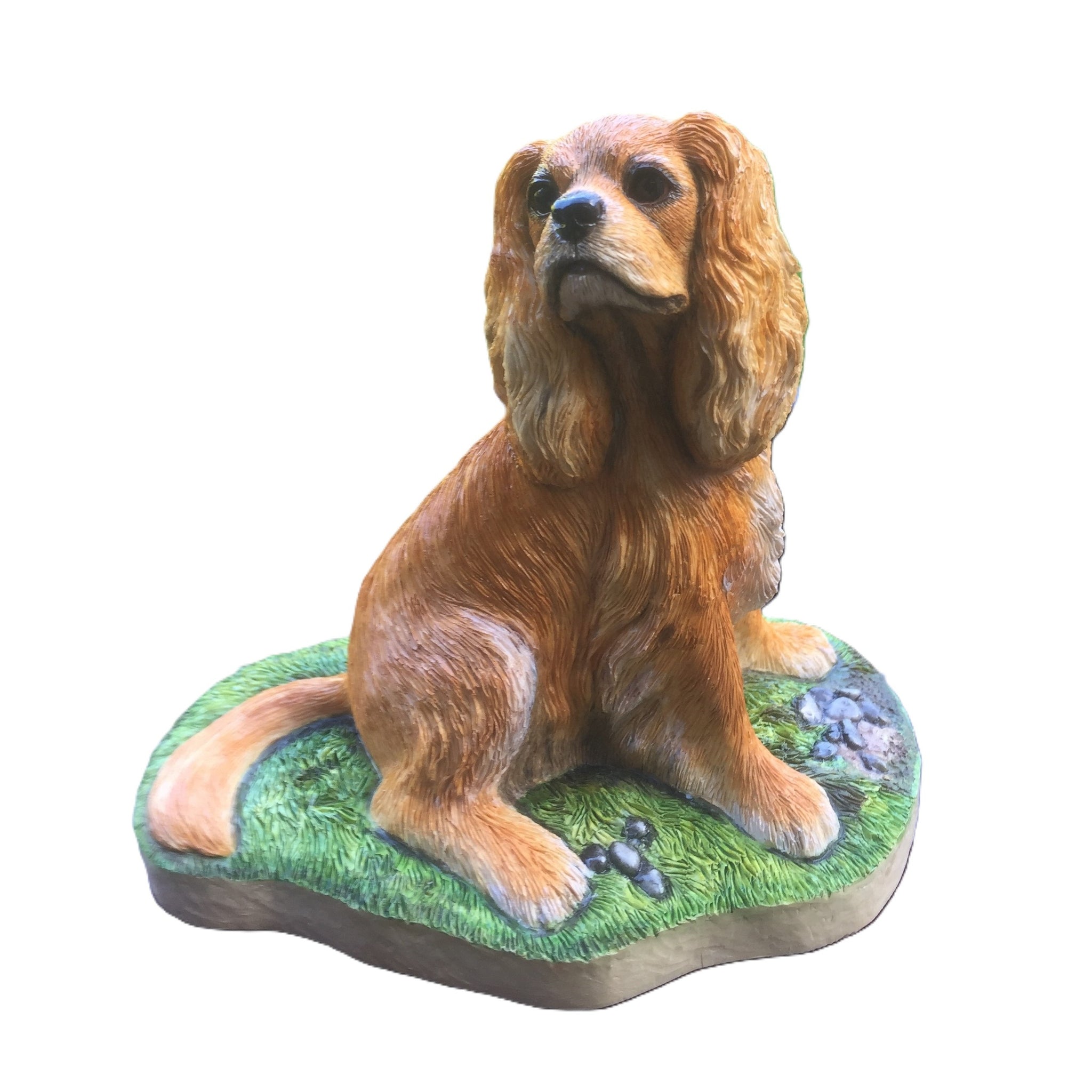 Personalised Cavalier King Charles Spaniel Sculpture – Peakdale Sculptures