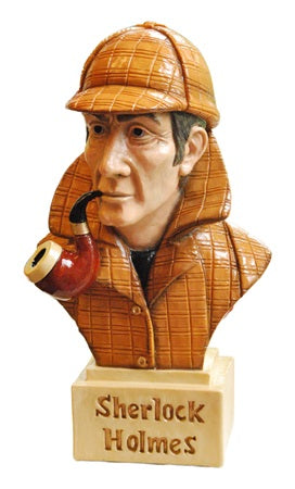Sherlock Holmes Figurine Bust - Hand crafted by Peakdale Sculptures - England
