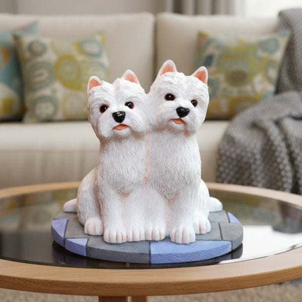 Westie Pair Best Friends Figurine