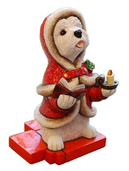 Christmas Carol Singer 2025 Red Coat