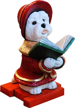 Westie Christmas Carol Singer 2019