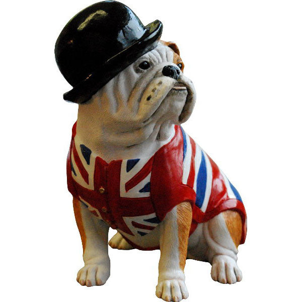 British Bulldog wearing Union Jack waistcoat