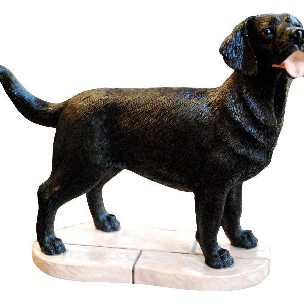 Black Labrador Retriever Gift Figurine Ornament
