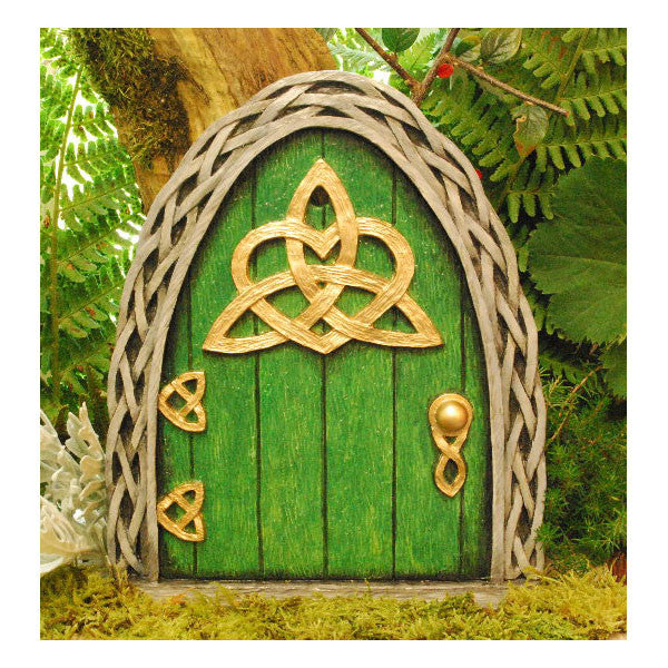Celtic Fairy Door Large Green Celtic Fairy Door