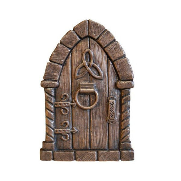 Celtic Fairy Door In Bronze