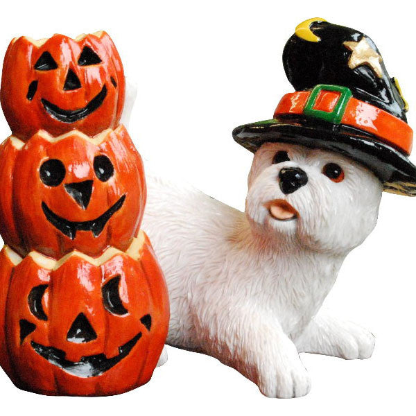 Westie Halloween Boo Ornament