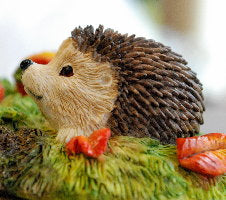 Westie and Hedgehog figurine Gift