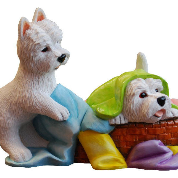 Hide and Seek Westies Figurine Gift