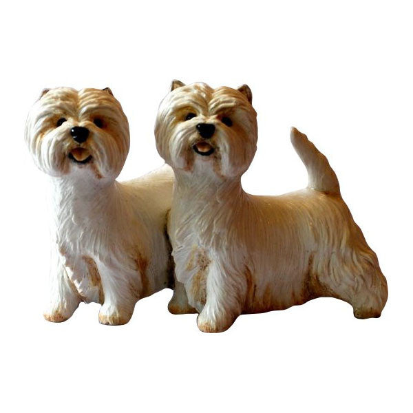 West Highland White Terrier Pair Figurine Gift Ornament