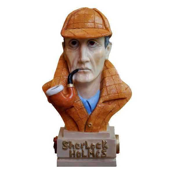 Sherlock Holmes Head Bust Hand Painted £19.95 Peakdalesculptures