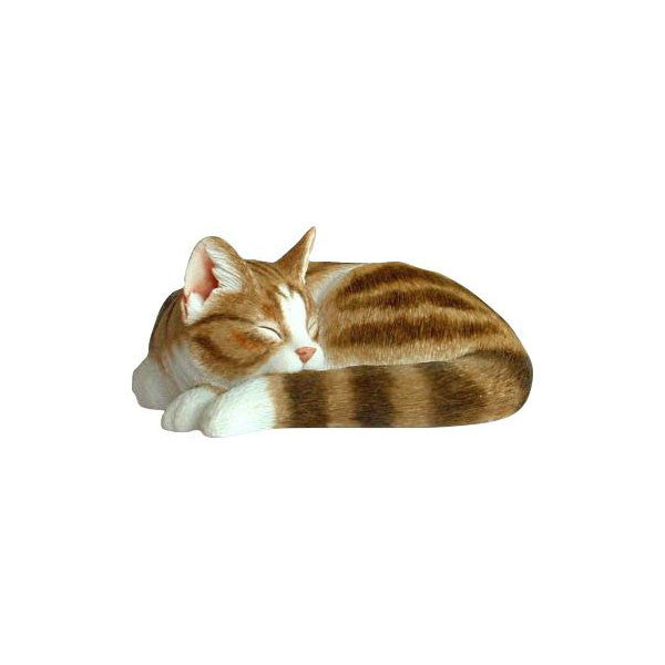 Cat Sculpture Tabby sleeping