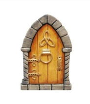 Celtic Fairy Door Tan